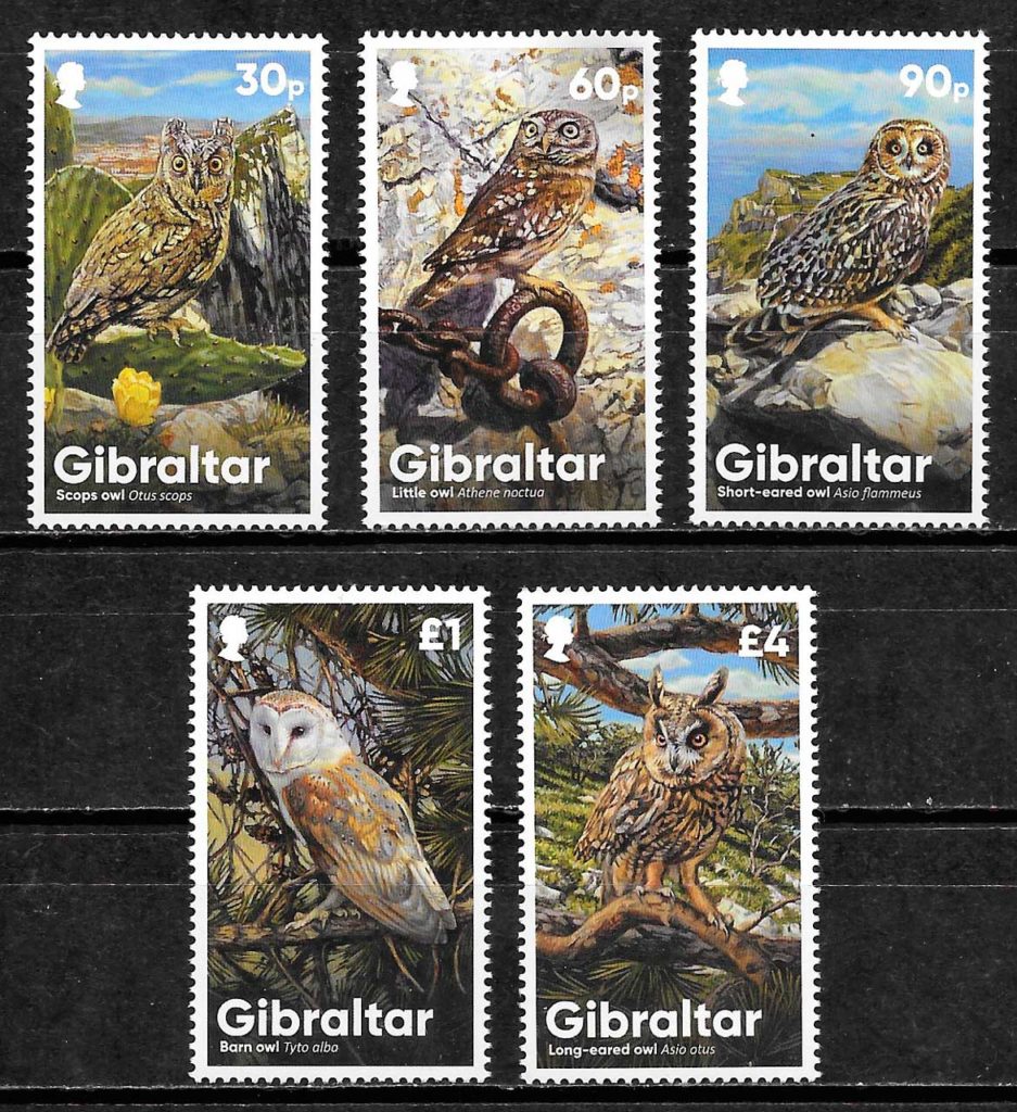 sellos fauna Gibraltar 2020