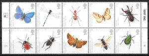 coleccion sellos fauna Gran Bretana 2008