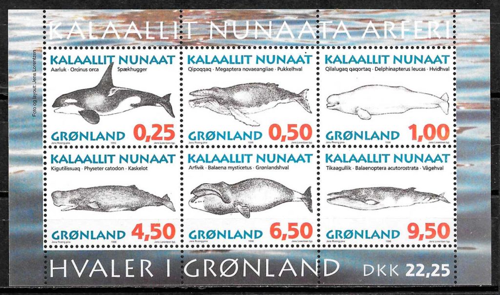 coleccion fauna Groenlandia 1996