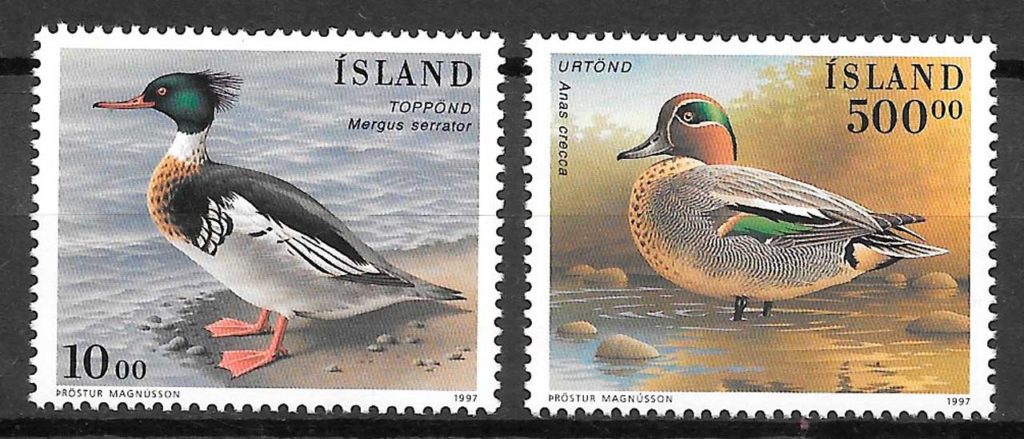 coleccion sellos fauna 1997