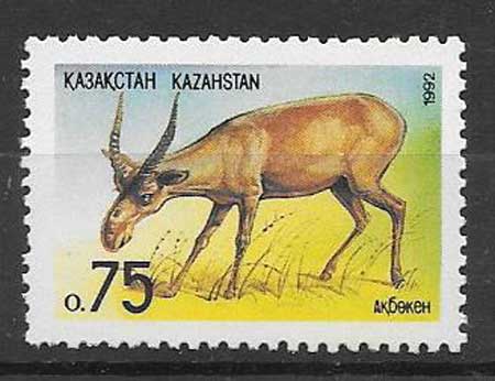 sellos fauna Kazajastan 1992