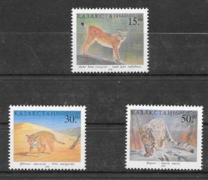 sellos fauna Kzastan 1998