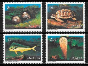 sellos fauna Malta 1979