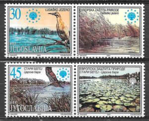 filatelia coleccion fauna Yugoslavia 2001