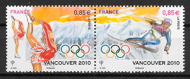 sellos deporte Francia 2010