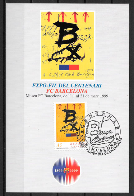sellos fútbol España 1992