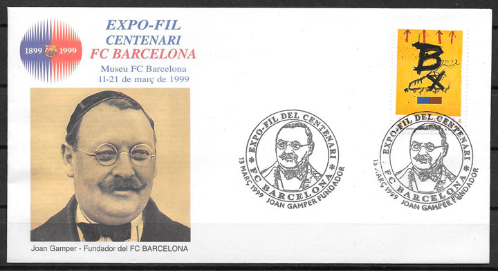 sellos fútbol España 1999