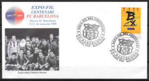 filatelia fútbol España 1999