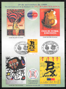 sellos fútbol España 1999