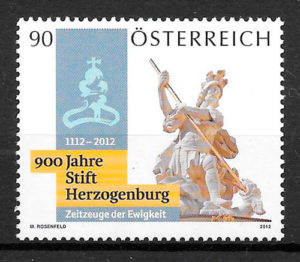 colección sellos Austria 2012 arte
