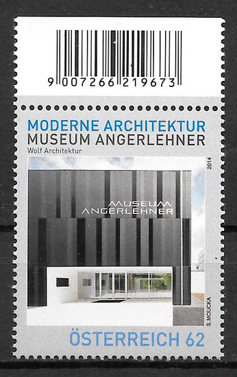 filatelia colección sellos arquitectura 2014