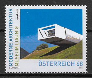 colección sellos arquitectura Austria 2015