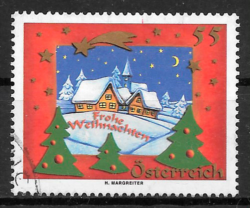 sellos navidad Austria 2005
