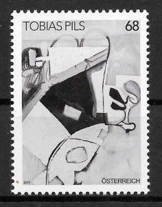 colección sellos pintura Austria 2017