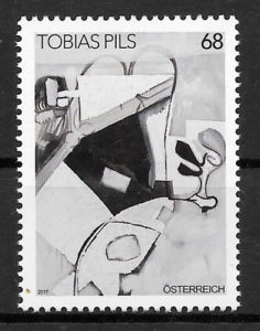 colección sellos pintura Austria 2017
