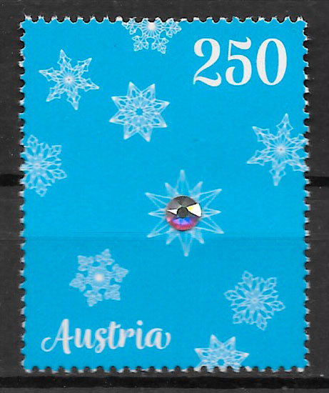selos navidad Austria 2017