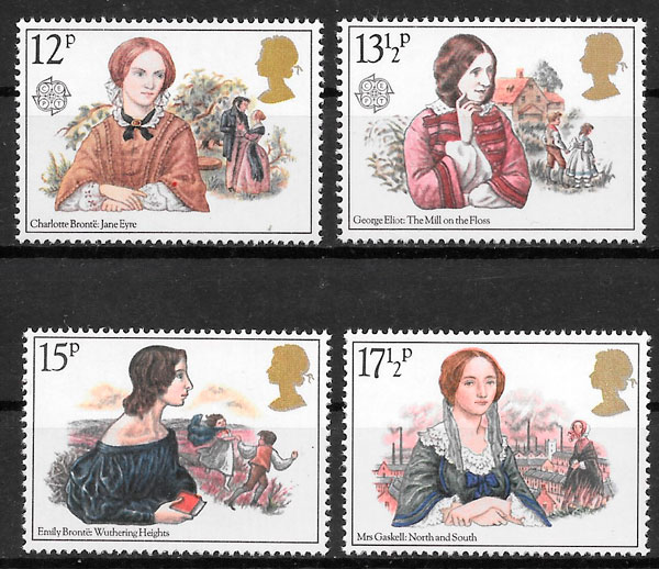 sellos Europa Gran Bretana 1980