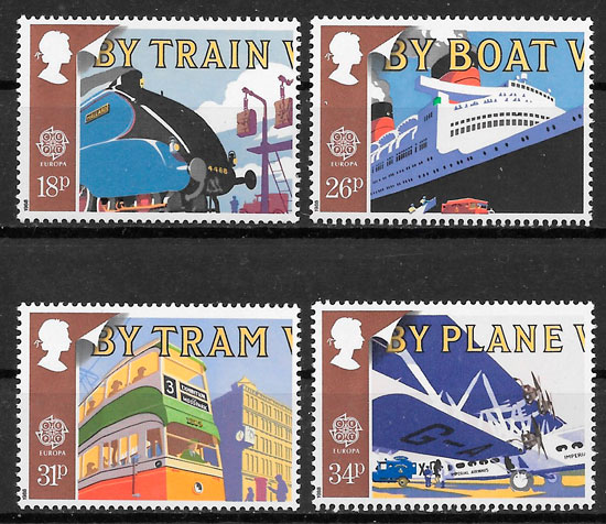 coleccion sellos Europa Gran bretana 1988