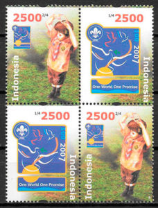 filatelia Boys scouts Indonesia 2007