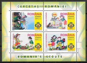 sellos escultismo Rumania 2005