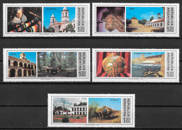 sellos arquitectura Argentina 1974