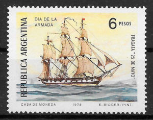 filatelia transporte Argentina 1975