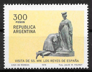 filatelia arquitectura Argentina 1978