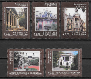 filatelia turismo Argentina 1985