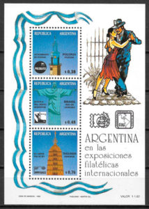 filatelia colección arte Argentina 1993