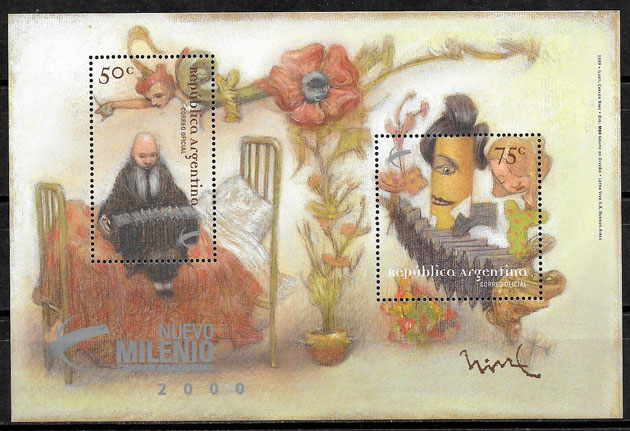 sellos arte Argentina 1999