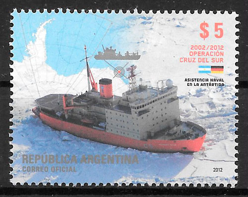 filatelia colección transporte Argentina 2012