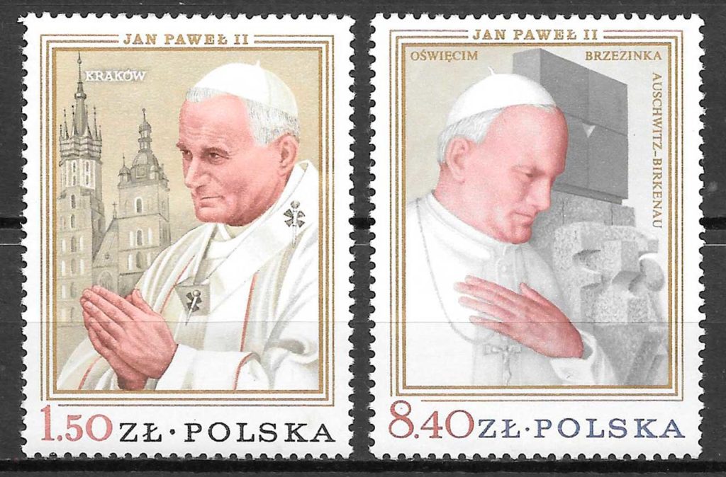 coleccion selos personalidades Polonia 1979