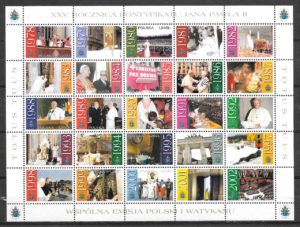 coleccion sellos personalidad Polonia 2003