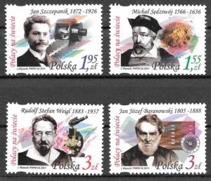 sellos personalidades Polonia 2011