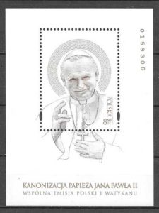 coleccion selos personalidades Polonia 2014