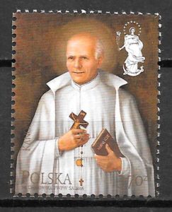filatelia coleccion personalidades Polonia 2016