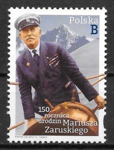 filatelia personalidad Polonia 2017