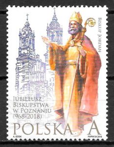 filatelia personalidades Polonia 2018