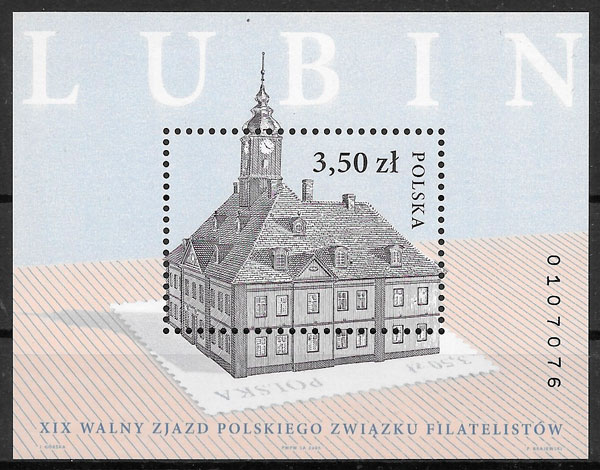 filatelia arquitectura Polonia 2006