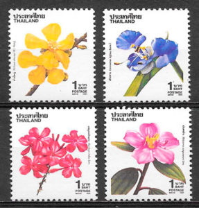 filatelia flora Tailandia 1995