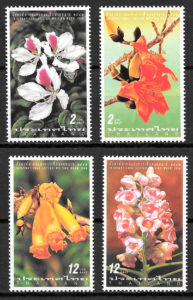 sellos flora Tailandia 1999