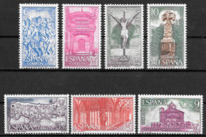 sellos Espana arquitectura 1971