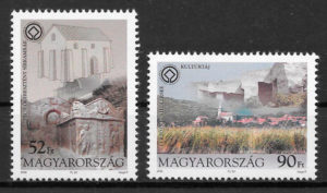coleccion sellos arquitectura Hungria 2006