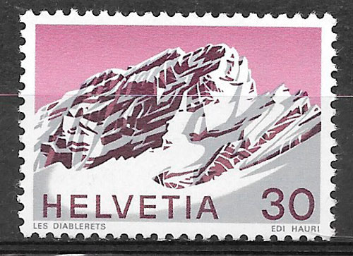 filatelia turismo Suiza 1971