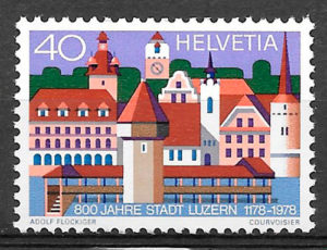 sellos arquitectura Suiza 1978