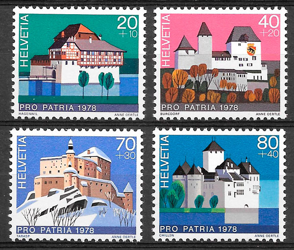 sellos arquitectura Suiza 1978