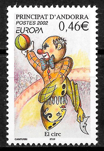 coleccion sellos Europa Andorra Francesa 2002