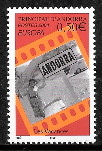 sellos Europa Andorra Francesa 2004
