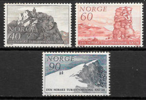 sellos turismo Noruega 1968