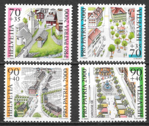 filatelia turismo Suiza 2000